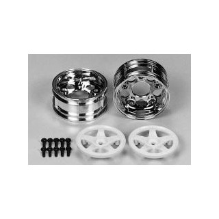 TAMIYA 5 Spoke 2-Piece Wheels – Llantas RC Deportivas y Resistentes