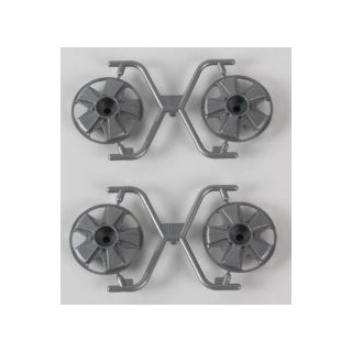 TAMIYA Porsche 5 Spoke Wheel Cap – Tapacubos Original para Llantas RC