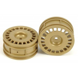 TAMIYA Subaru Impreza Rally Dish Wheels (2Pcs) – Llantas Rally RC