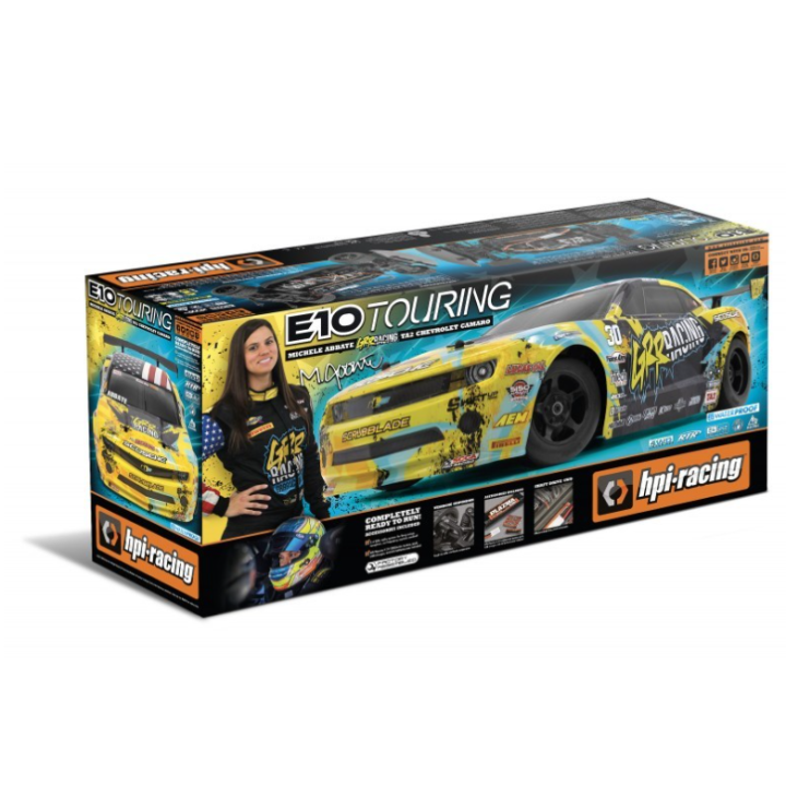HPI E10 Michele Abbate TA2 Camaro Trans Am 1/10 4WD RTR Eléctrico