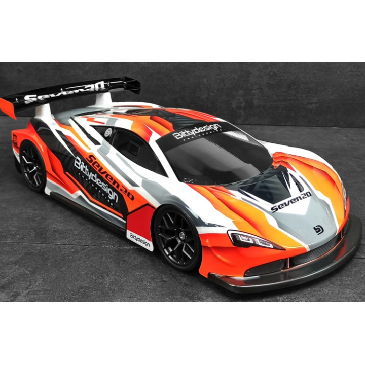 Bitty Design Seven 20 1/10 GT – Carrocería Pintada 190mm RC