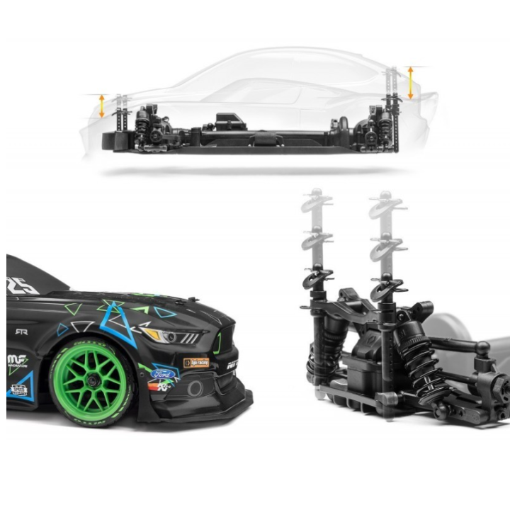 HPI RS4 Sport3 Drift RTR Carrocería Ford Mustang Vaughn Gittin Jr. 1/10