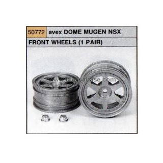 TAMIYA Dome Mugen NSX Front Wheels (1Pr) – Llantas Delanteras RC NSX