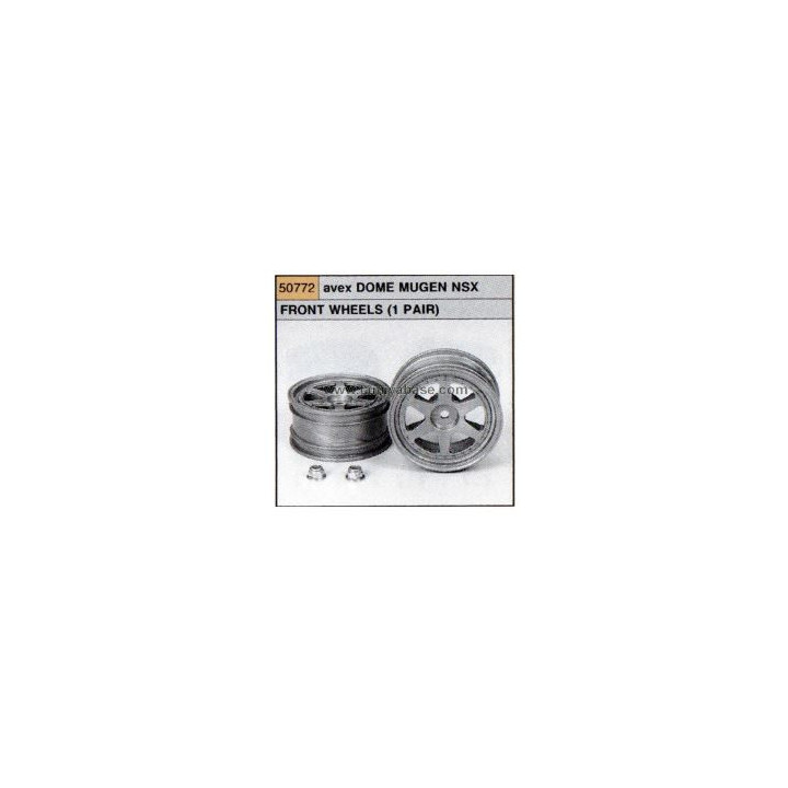 TAMIYA Dome Mugen NSX Front Wheels (1Pr) – Llantas Delanteras RC NSX
