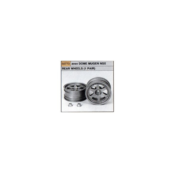 TAMIYA Dome Mugen NSX Rear Wheels – Llantas Traseras RC NSX