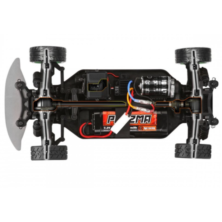 HPI RS4 Sport3 Drift RTR Carrocería Ford Mustang VGJR Fun Haver V2 1/10