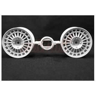 TAMIYA Lancia Delta Rally Dish Wheels (2Pcs) – Llantas RC Rally