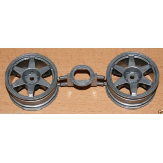 TAMIYA MB190E Evo 2.5 16V Wheels (Grey 6 Spoke) – Llantas Mercedes-Benz RC