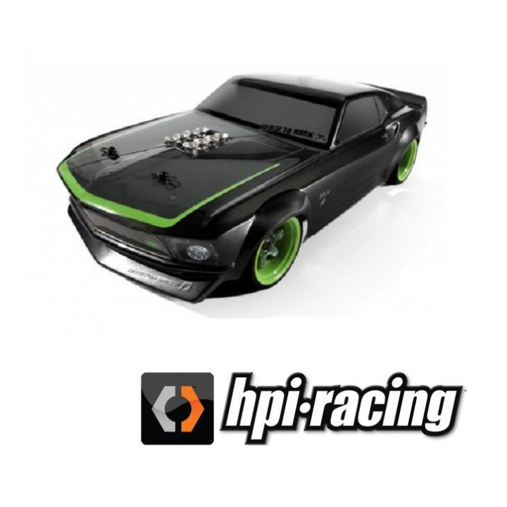 HPI RS4 Sport3 Drift RTR 1969 Ford Mustang RTR-X 1/10 Eléctrico