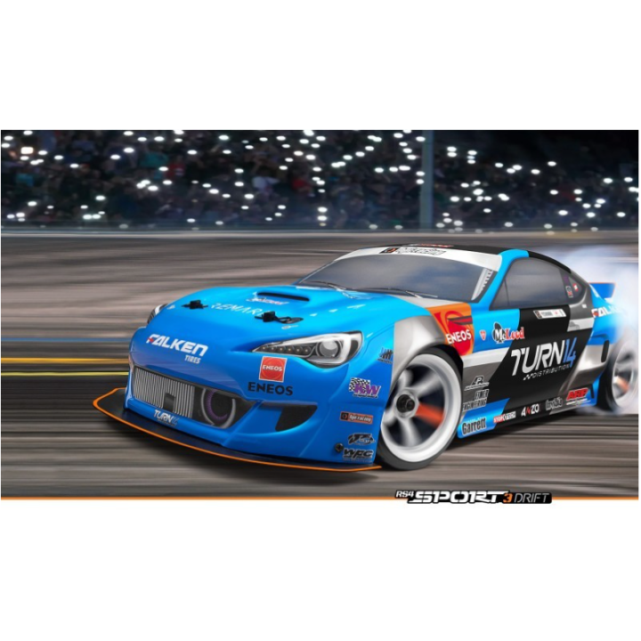 HPI RS4 Sport3 Drift RTR Subaru BRZ Dai Yoshihara 1/10 Eléctrico