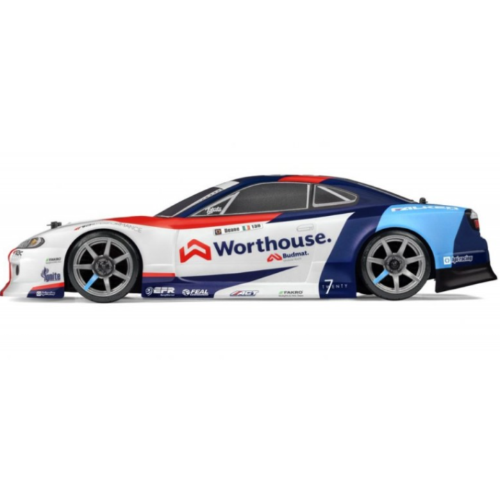 HPI RS4 Sport3 Drift RTR Team Worthouse Nissan S15 1/10 Eléctrico