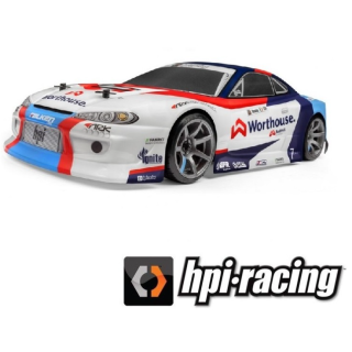 HPI RS4 Sport3 Drift RTR Team Worthouse Nissan S15 1/10 Eléctrico