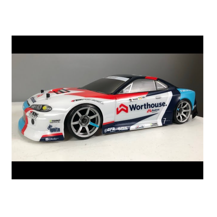 HPI RS4 Sport3 Drift RTR Team Worthouse Nissan S15 1/10 Eléctrico