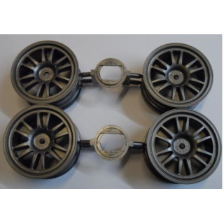 TAMIYA Mitsubishi Lancer EVO V Wheels (Grey) – Llantas RC originales