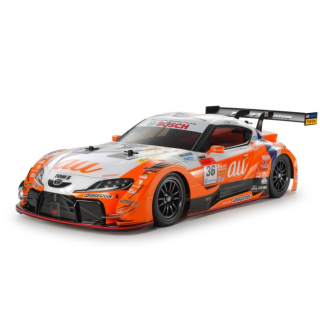 Carrocería Tamiya Au TOM'S GR Supra 1/10 – Pintada y Decorada para RC