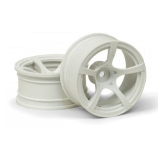 HPI R5 Wheel White 9mm (2pcs) – Llantas RC blancas de competición