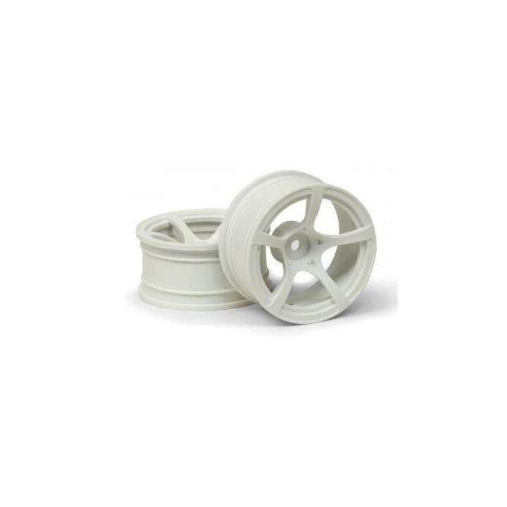 HPI R5 Wheel White 9mm (2pcs) – Llantas RC blancas de competición