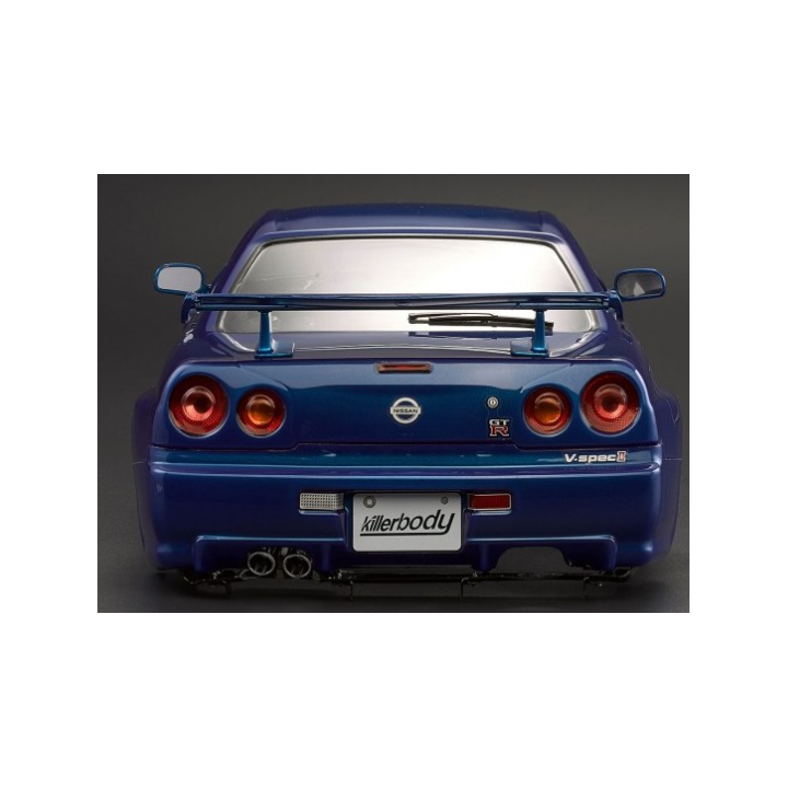 Killerbody Nissan Skyline R34 · Carrocería RC 1/10 Pintada y Lista para Usar