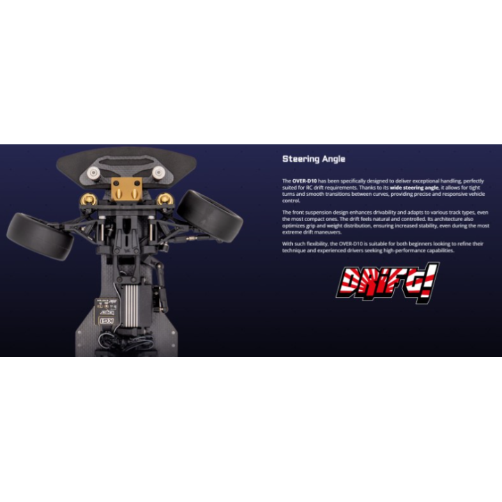 Hobbytech Over D10 RWD Drift Chassis Kit (Combo) | Chasis 1/10 RC