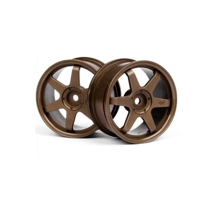 HPI TE37 Wheel 26mm Bronze (0mm Offset) – Llantas RC estilo Volk Racing JDM