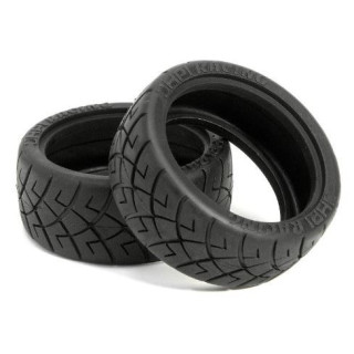 HPI X Pattern Radial Tire 26mm D Compound – Neumáticos RC touring y drift