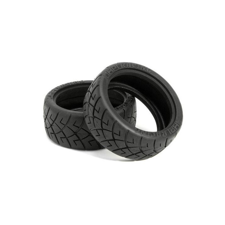 HPI X Pattern Radial Tire 26mm D Compound – Neumáticos RC touring y drift