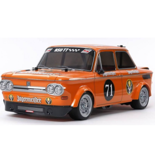 Tamiya NSU TT Jägermeister · Carrocería RC Pintada y Lista