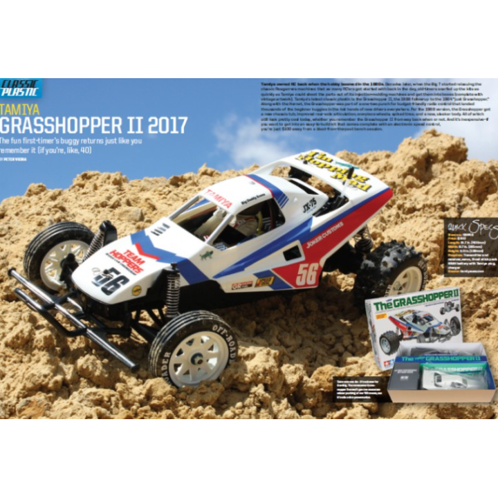 Tamiya The Grasshopper II 2017 | Buggy RC 1/10 Eléctrico Off-Road Modernizado | A Todo Nitro