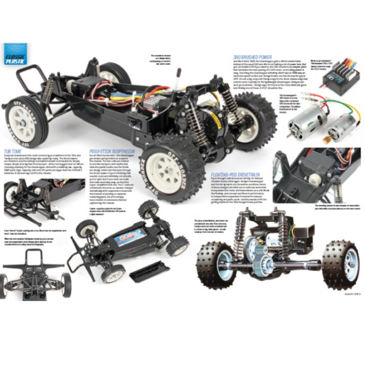 Tamiya The Grasshopper II 2017 | Buggy RC 1/10 Eléctrico Off-Road Modernizado | A Todo Nitro