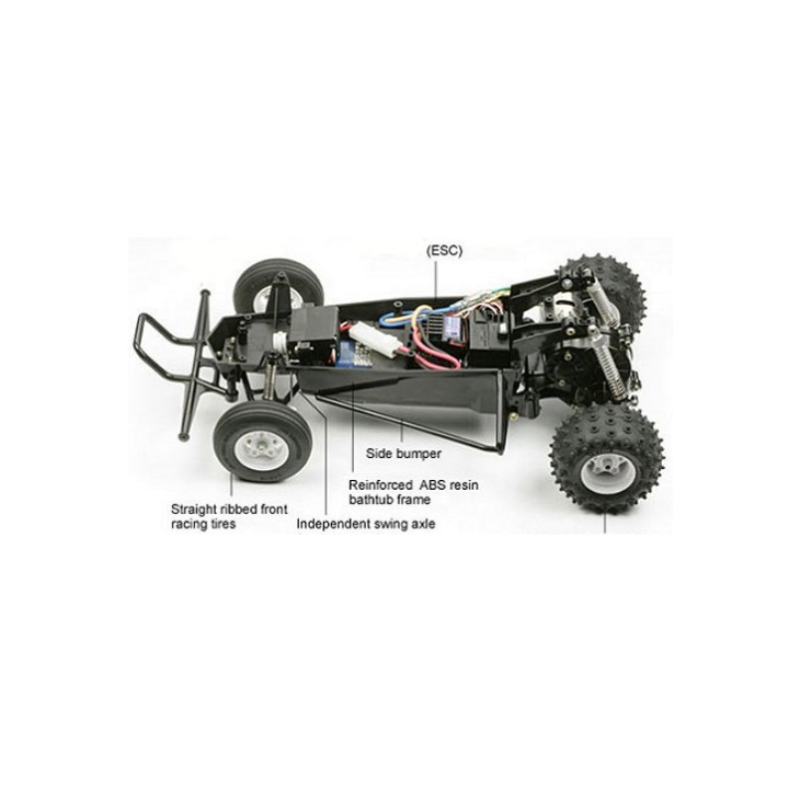 Tamiya The Hornet 2004 | Buggy RC 1/10 Eléctrico Off-Road Clásico | A Todo Nitro
