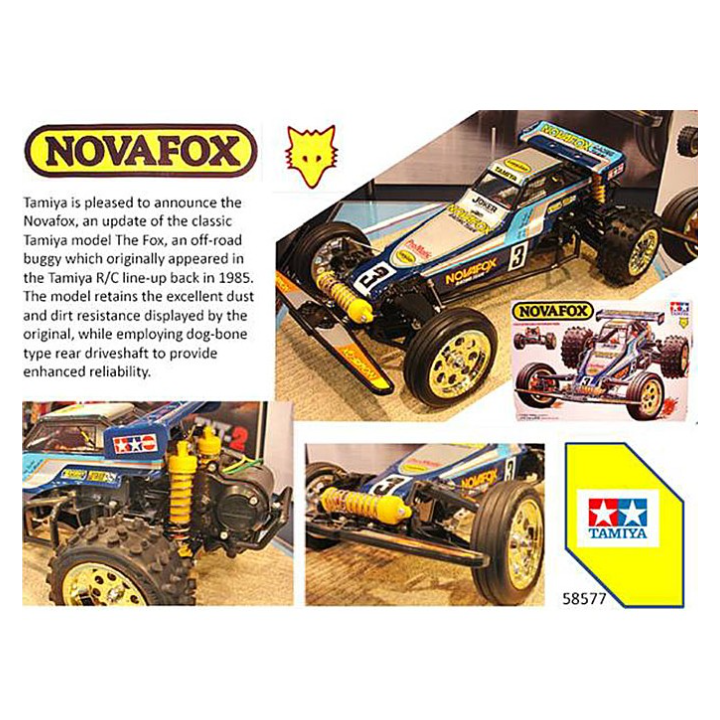 Tamiya Novafox 2013 | Buggy RC 1/10 Eléctrico Off-Road Moderno | A Todo Nitro