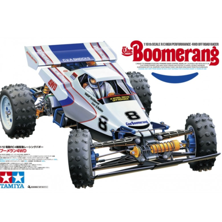 Tamiya Boomerang 4WD 2008 | Buggy RC 1/10 Eléctrico Off-Road Clásico | A Todo Nitro