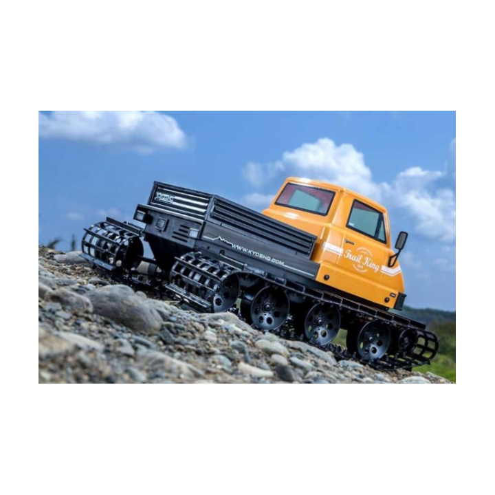 Kyosho Trail King Yellow 1/12 – Vehículo RC con orugas