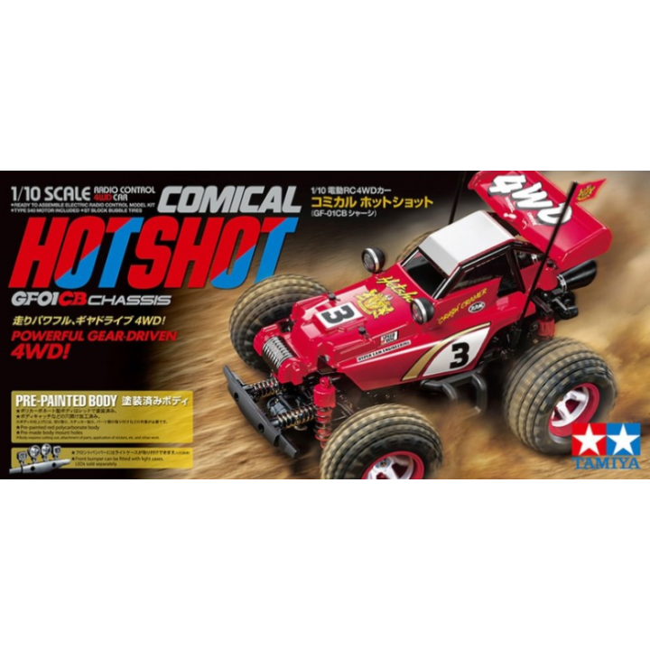 Tamiya Comical Hotshot GF-01CB | Buggy RC 1/10 Eléctrico Off-Road Moderno | A Todo Nitro