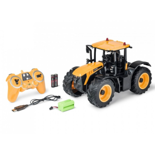 Carson RC Traktor JCB 2.4G 100% RTR – Tractor Radiocontrol 1:16 con Luces y Sonido