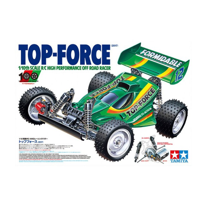 Tamiya Top Force 2017 | Buggy RC 1/10 Eléctrico Off-Road Potente | A Todo Nitro
