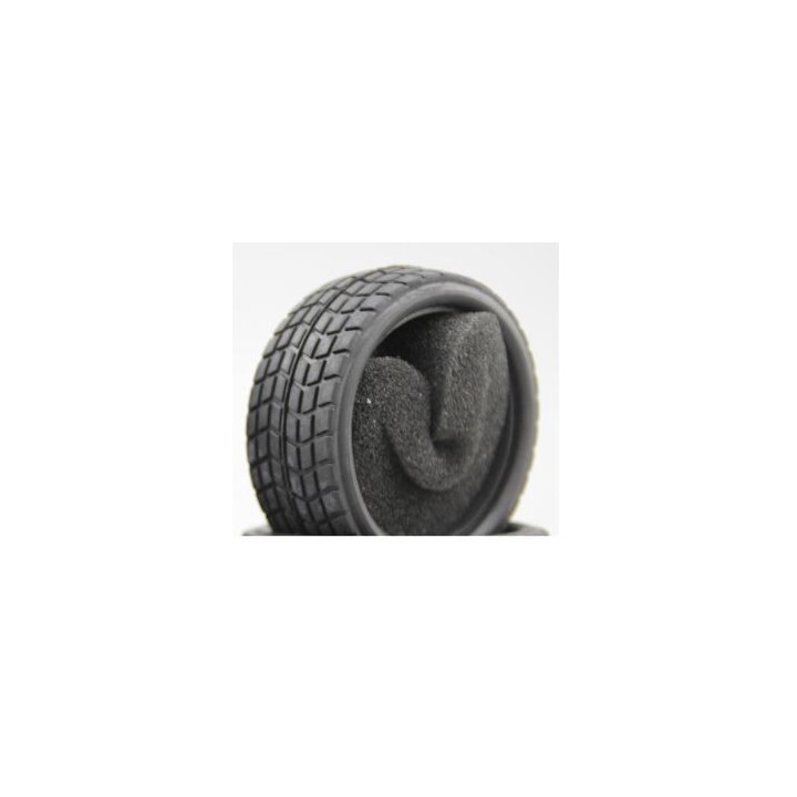 4 Gomas 1/10 RC Racing Radial – Neumáticos touring y drift alta tracción