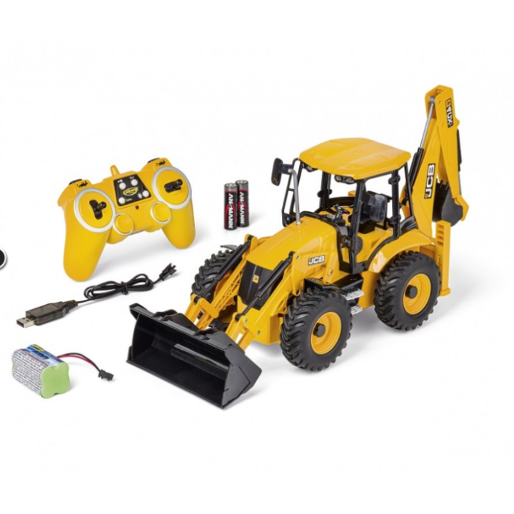 Carson Excavator Loader JCB 1:20 RC 2.4G 100% RTR – Realismo y Potencia