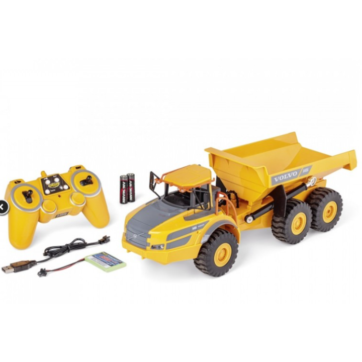 CARSON 1:20 Dump Truck Volvo A40G RC 2.4G 100% RTR – Camión Volquete RC Realista
