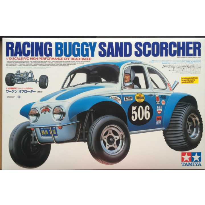 Tamiya Sand Scorcher 2010 1/10 4WD RC Kit – Reedición Clásica Off-Road