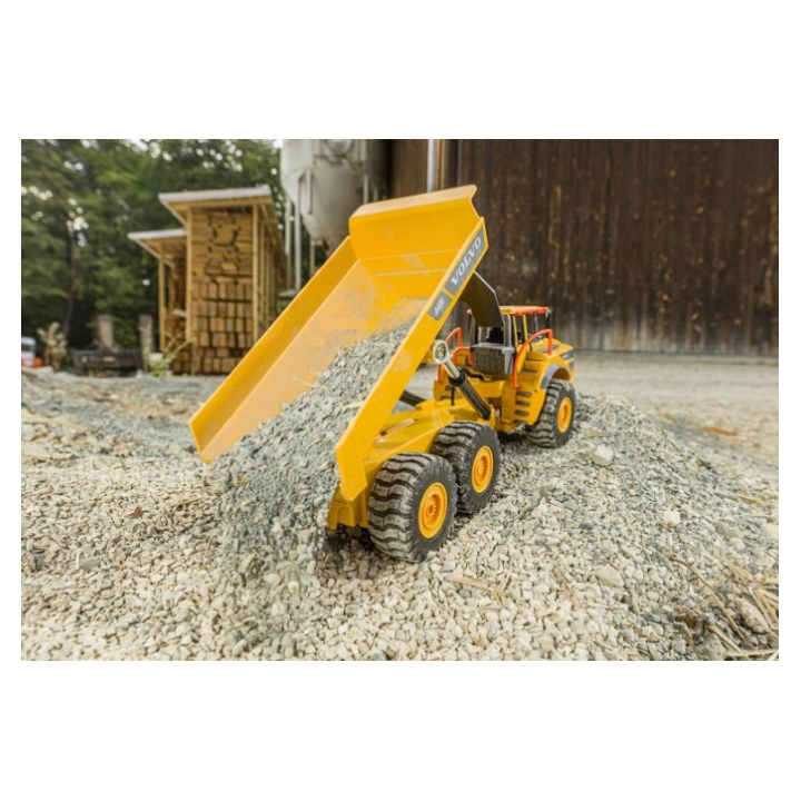 CARSON 1:20 Dump Truck Volvo A40G RC 2.4G 100% RTR – Camión Volquete RC Realista
