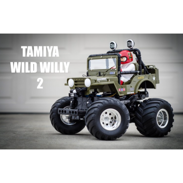 TAMIYA WR02 Wild Willy 2 Wheelie Kit - RC Todo Terreno 4WD