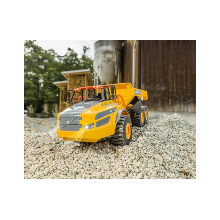 CARSON 1:20 Dump Truck Volvo A40G RC 2.4G 100% RTR – Camión Volquete RC Realista