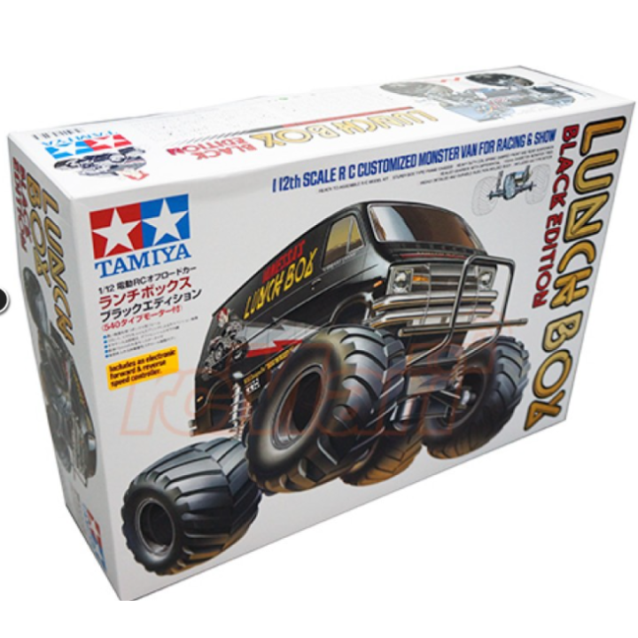 TAMIYA Lunch Box Black Edition - RC Monster Truck 4WD