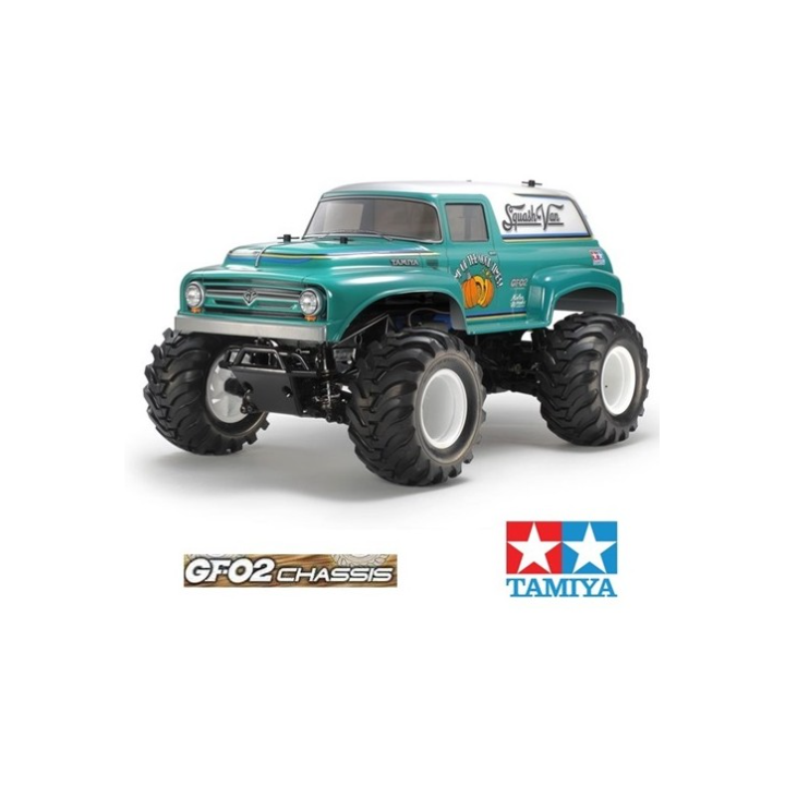 TAMIYA GF-02 Squash Van Painted Body - RC 4WD Off-Road