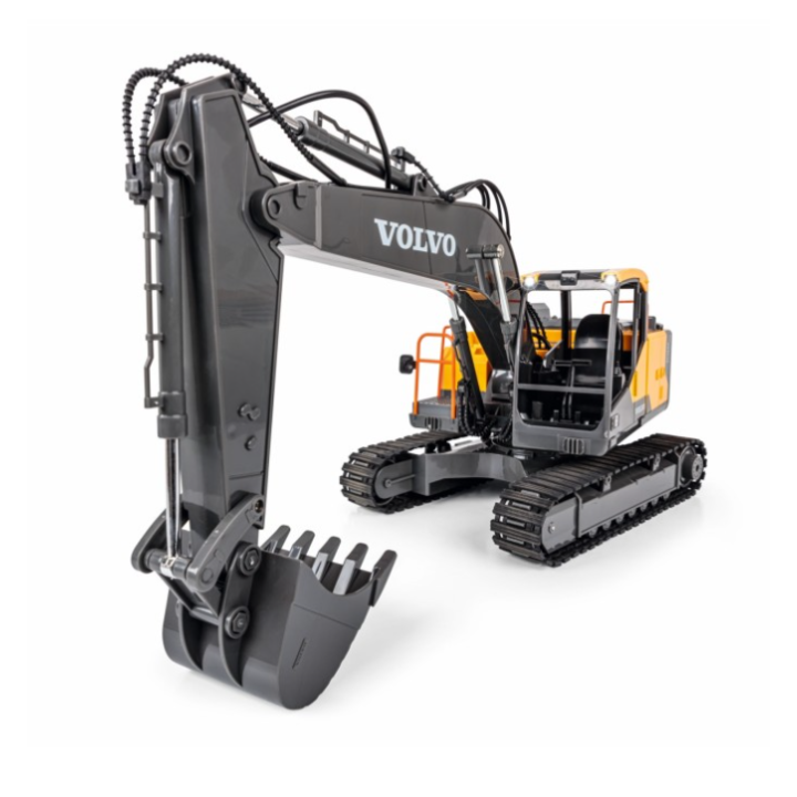 CARSON Excavadora Volvo RC 1:16 2.4G 100% RTR – Excavadora Radiocontrol Realista