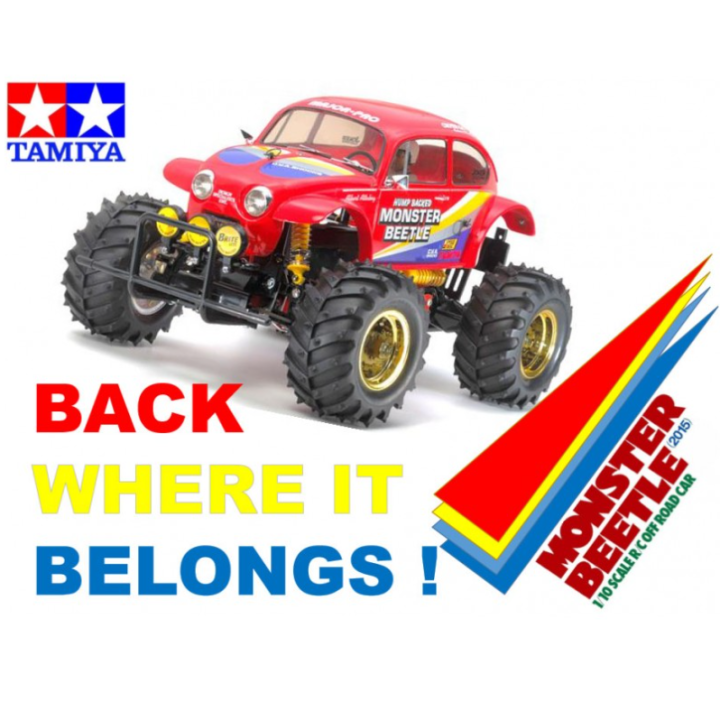 TAMIYA Monster Beetle 2015 Black Edition - RC 4WD Off-Road