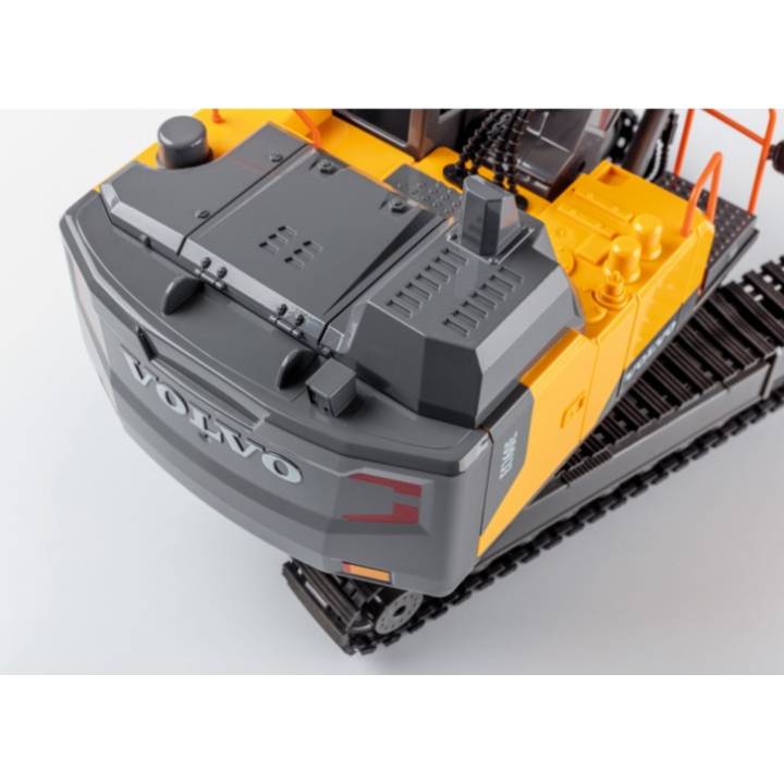 CARSON Excavadora Volvo RC 1:16 2.4G 100% RTR – Excavadora Radiocontrol Realista
