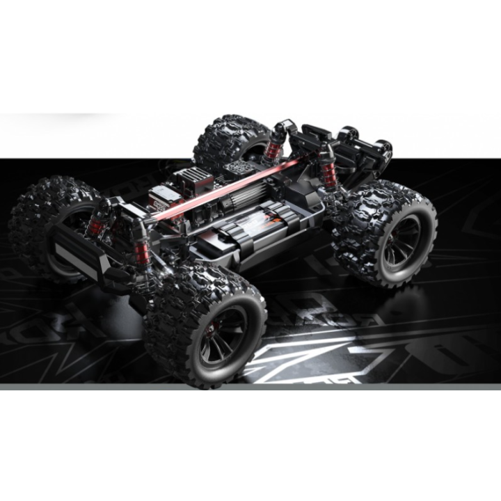 Hyper Go MT10 V2 White 1/10 Monster Truck RC Brushless