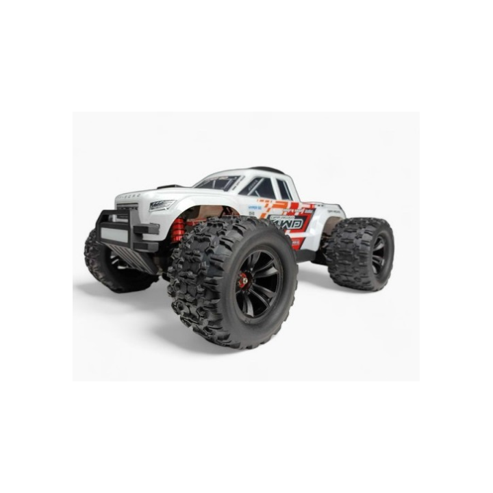 Hyper Go MT10 V2 White Pack 1/10 Monster Truck RC Brushless 4WD